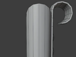 dagger with sheath 3D Model