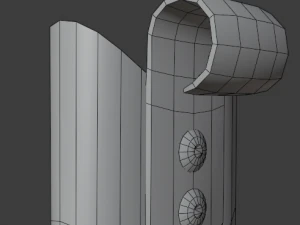 dagger with sheath 3D Model