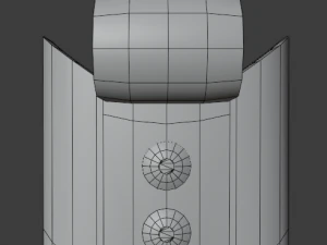 dagger with sheath 3D Model
