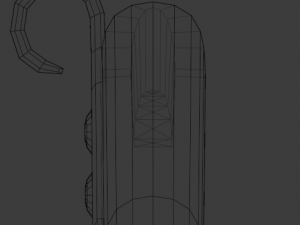 dagger with sheath 3D मॉडल