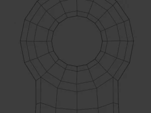 dagger with sheath 3D Model