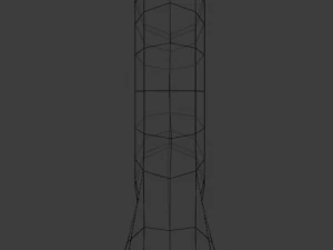 dagger with sheath 3D Model