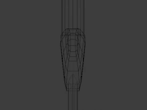 dagger with sheath 3D Model