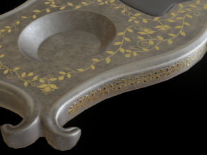 inkwell low-poly version Modello 3D