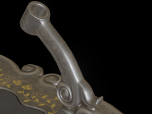 inkwell low-poly version Modello 3D