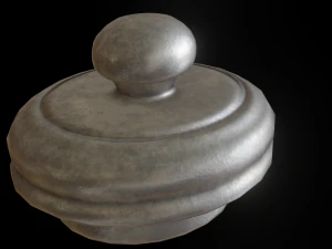 inkwell low-poly version 3D Model