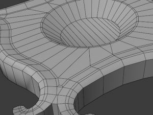 inkwell low-poly version Modello 3D