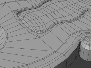 inkwell low-poly version Modello 3D