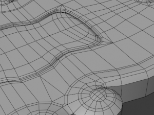 inkwell low-poly version Modello 3D