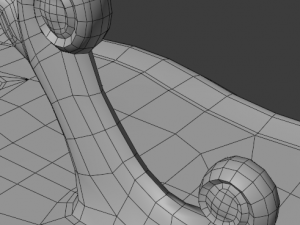 inkwell low-poly version Modello 3D