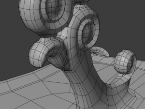 inkwell low-poly version Modello 3D