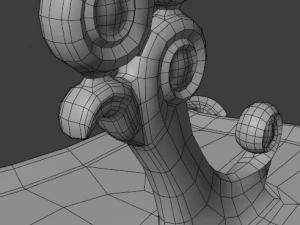inkwell low-poly version 3D Model