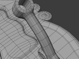 inkwell low-poly version Modello 3D