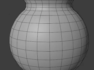 inkwell low-poly version 3D Model