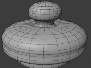 inkwell low-poly version Modello 3D