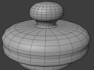 inkwell low-poly version 3D Model