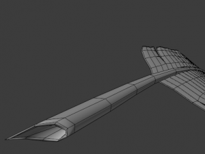 inkwell low-poly version Modello 3D