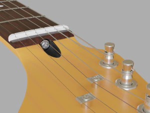 electric guitar stratocaster hss 3D Model