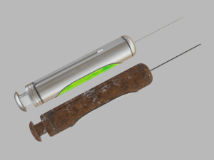 sci-fi antidote injector 3D Model