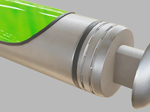 sci-fi antidote injector 3D Model
