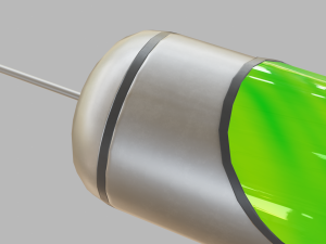 sci-fi antidote injector 3D Model