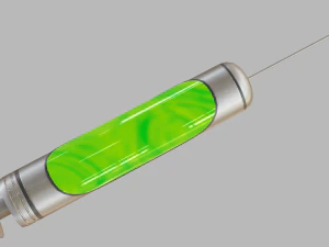 sci-fi antidote injector 3D Model