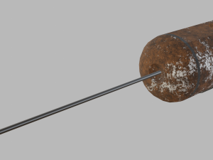 sci-fi antidote injector 3D Model