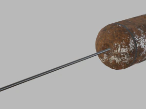 sci-fi antidote injector 3D Model