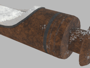 sci-fi antidote injector 3D Model