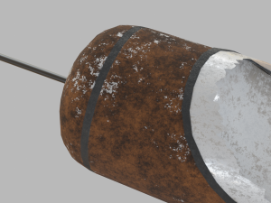sci-fi antidote injector 3D Model