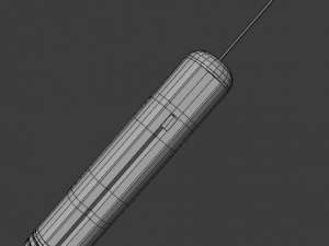 sci-fi antidote injector 3D Model