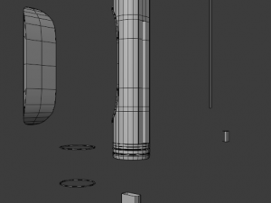 sci-fi antidote injector 3D Model