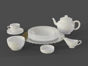 crockery Modello 3D