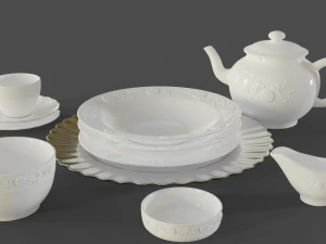 crockery 3D Model
