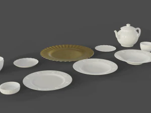 crockery 3D Model