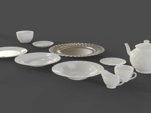 crockery 3D Model