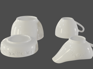 crockery 3D-Modell