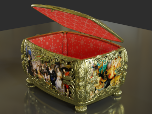 jewelry box 3D मॉडल