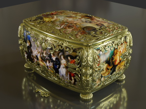 jewelry box 3D मॉडल