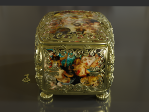 jewelry box 3D मॉडल
