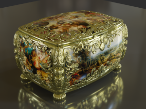 jewelry box 3D मॉडल
