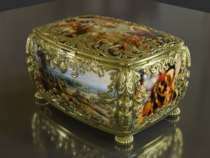 jewelry box 3D मॉडल