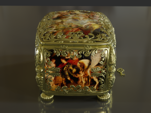 jewelry box 3D मॉडल