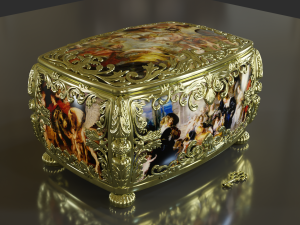 jewelry box 3D मॉडल