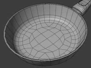 frying pan satoshi 20cm 3D Model