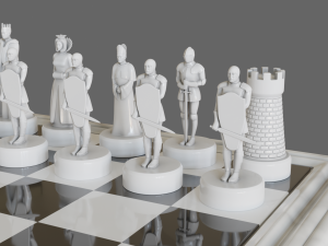 chess set 3D Model