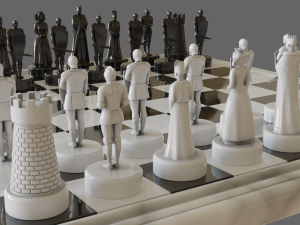chess set 3D Model