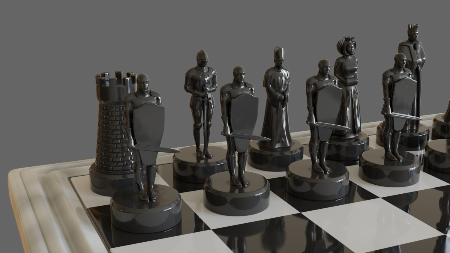 Chess Free 3D Model in Board Games 3DExport