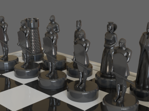 chess set 3D Model