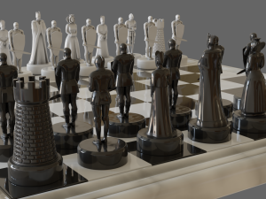 chess set 3D Model